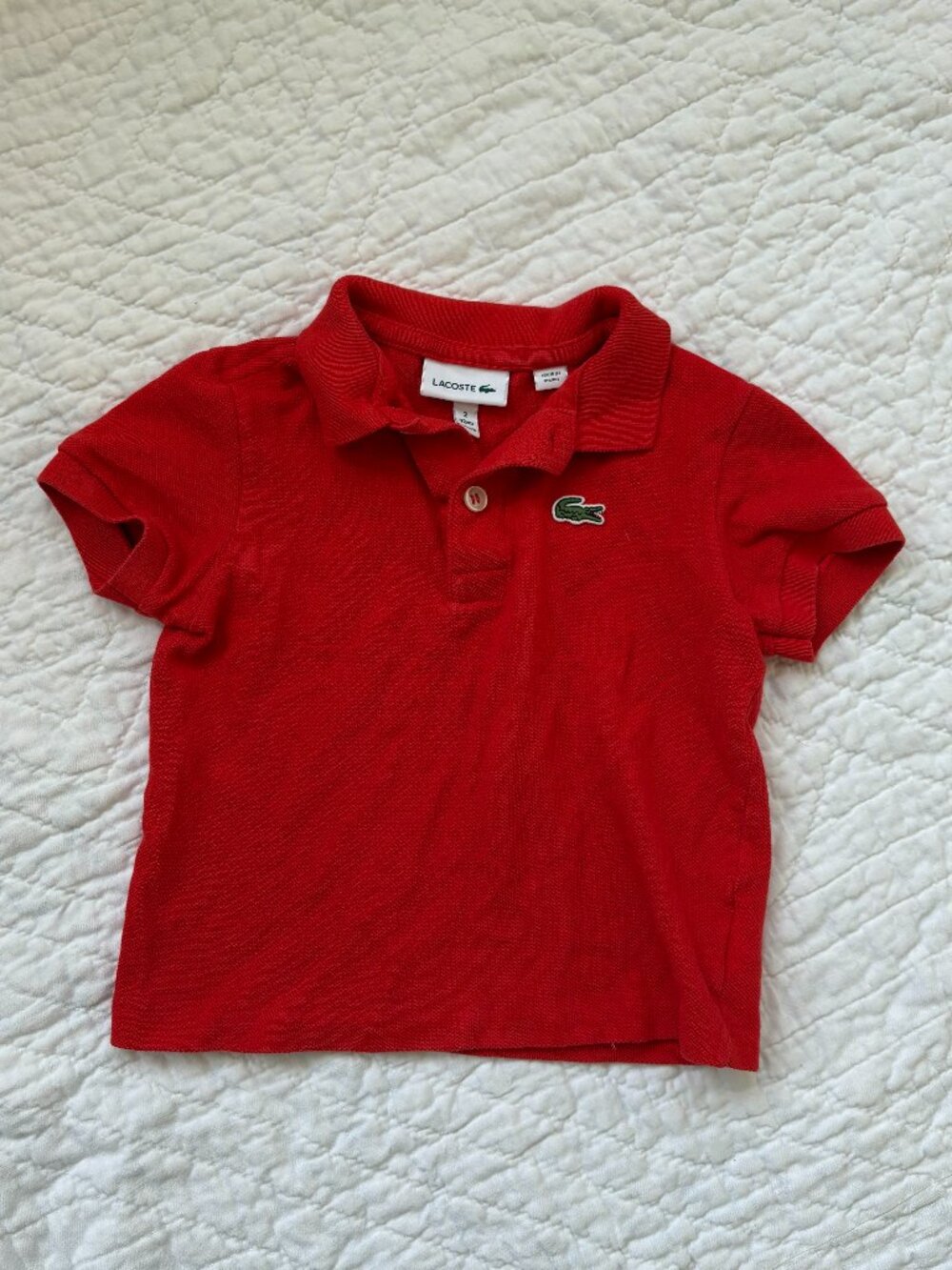 Boys' Lacoste Polo - Size 2